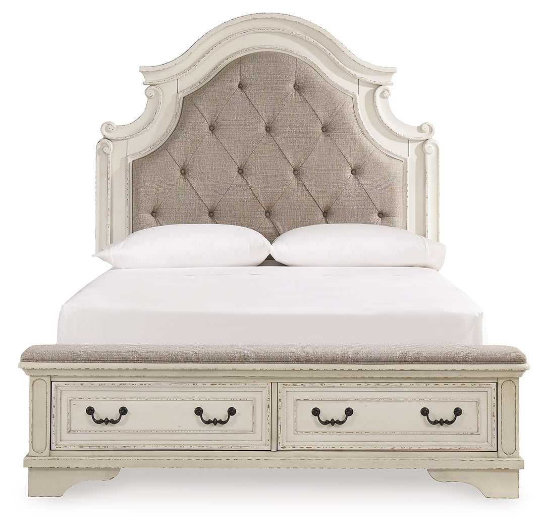 Realyn Queen Upholstered Storage Bed