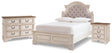 Furniture City Houma - Ashley Furniture - Realyn Full Panel Bed, Dresser and Nightstand - Full Panel Bed, Dresser and Nightstand - B743B26