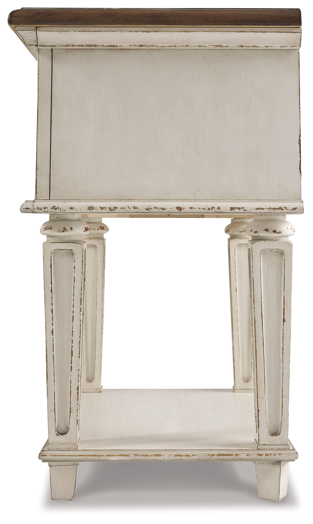 Realyn Full Upholstered Panel Bed, Dresser, Mirror, Chest and 2 Nightstands