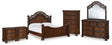 Furniture City Houma - Ashley Furniture - Lavinton Queen Poster Bed, Dresser, Mirror, Chest and 2 Nightstands - Queen Poster Bed, Dresser, Mirror, Chest and 2 Nightstands - B764B18