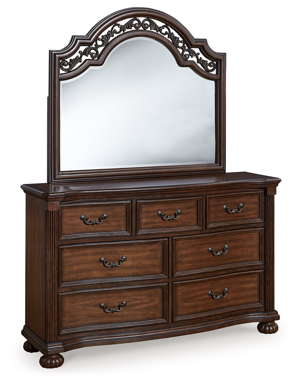 Lavinton Queen Poster Bed, Dresser, Mirror, Chest and 2 Nightstands