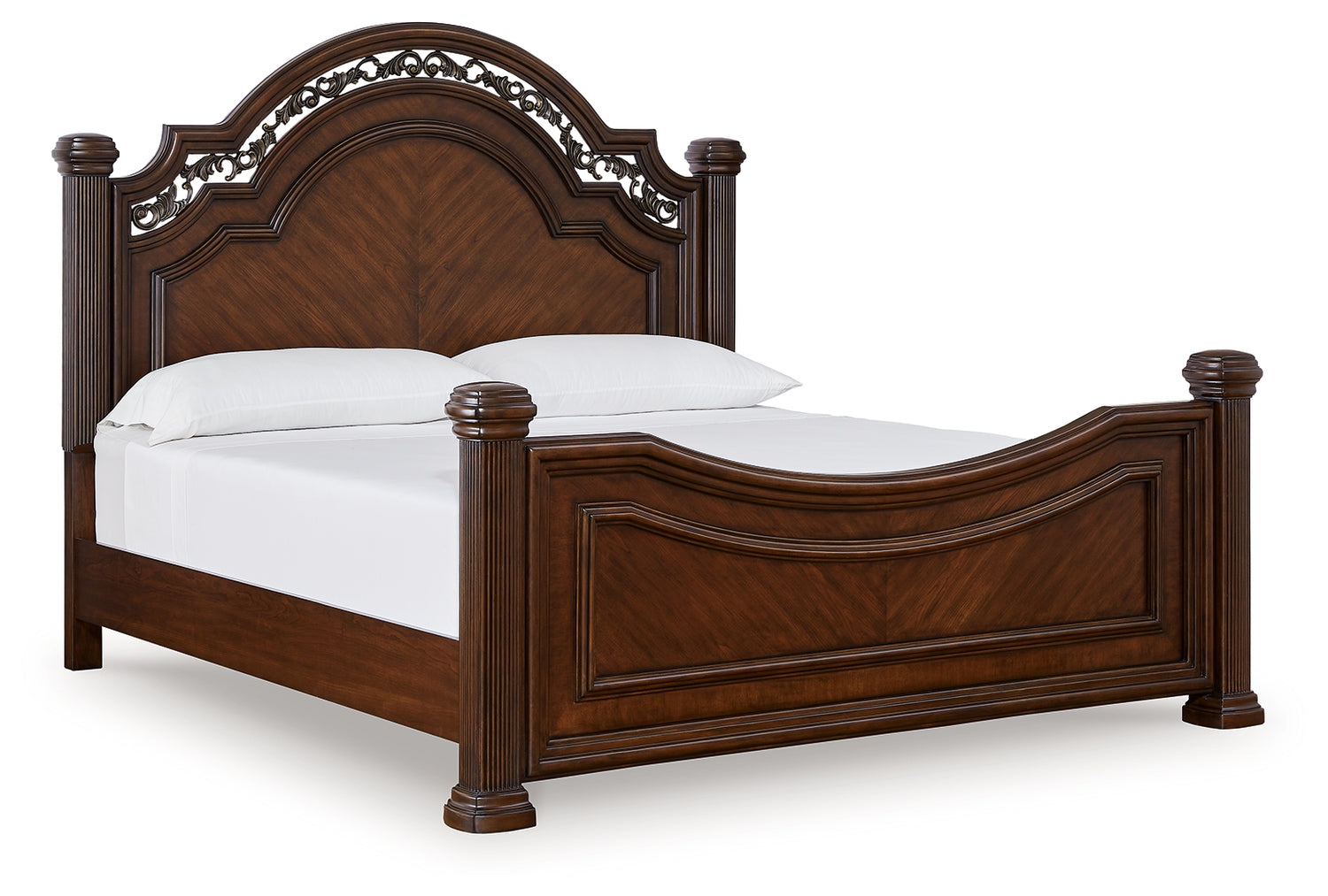 Lavinton Queen Poster Bed, Dresser, Mirror, Chest and 2 Nightstands
