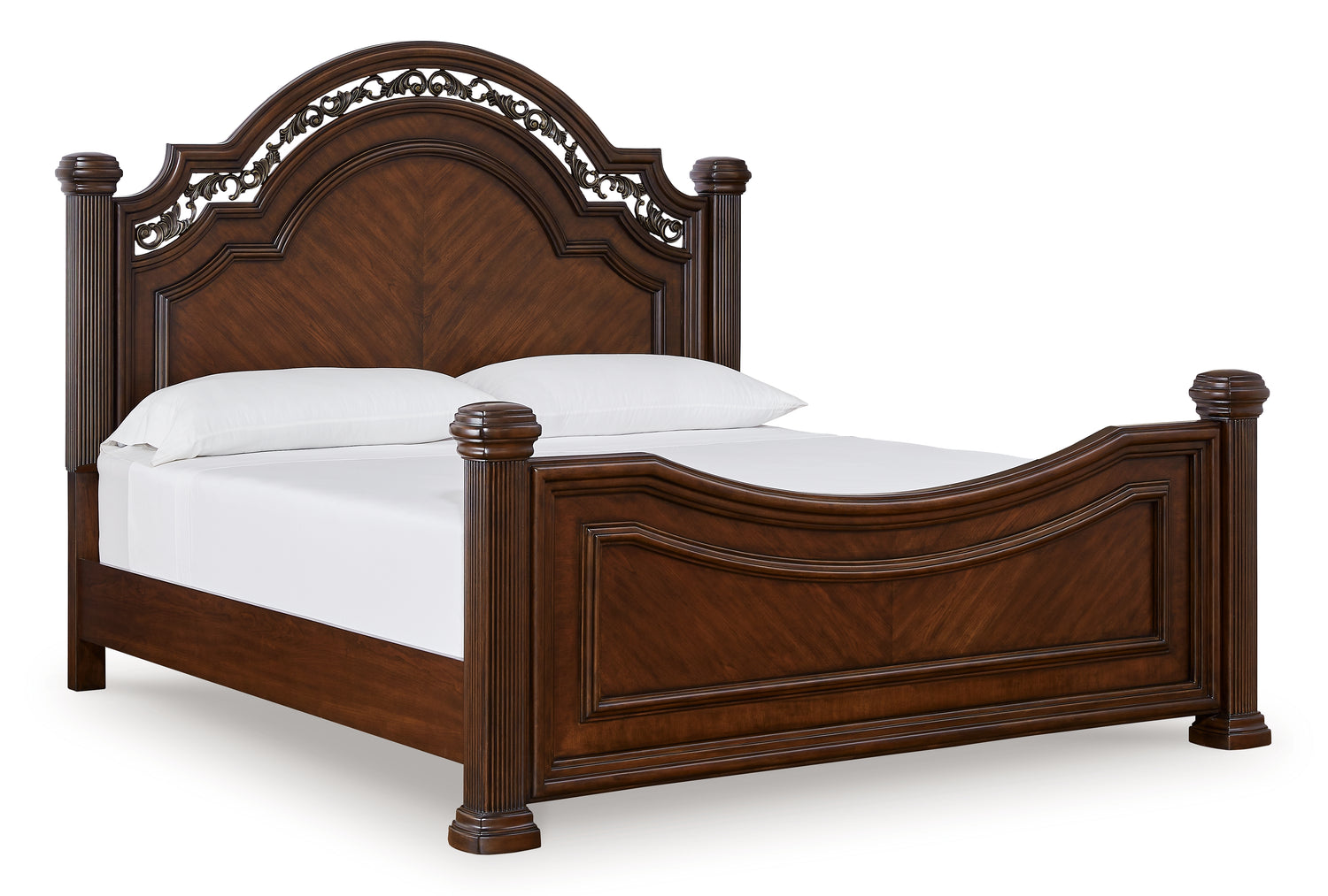 Lavinton Queen Poster Bed, Dresser, Mirror and Nightstand