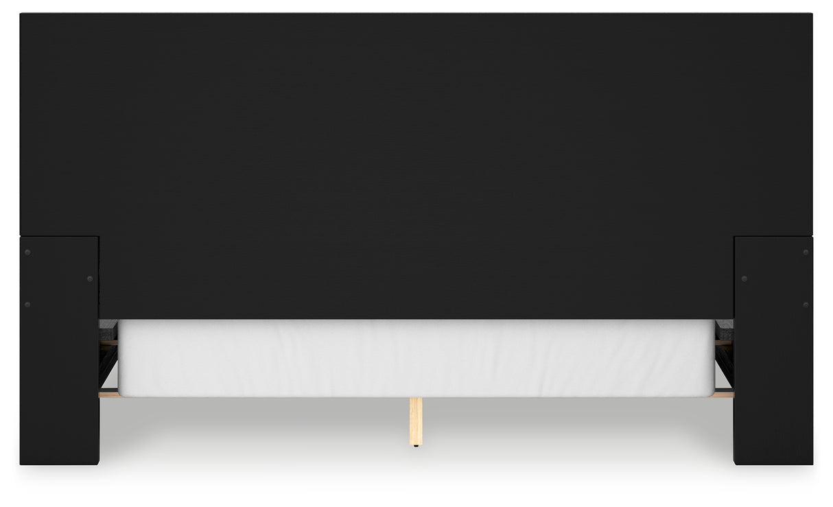 Londer California King Panel Bed, Dresser and Mirror