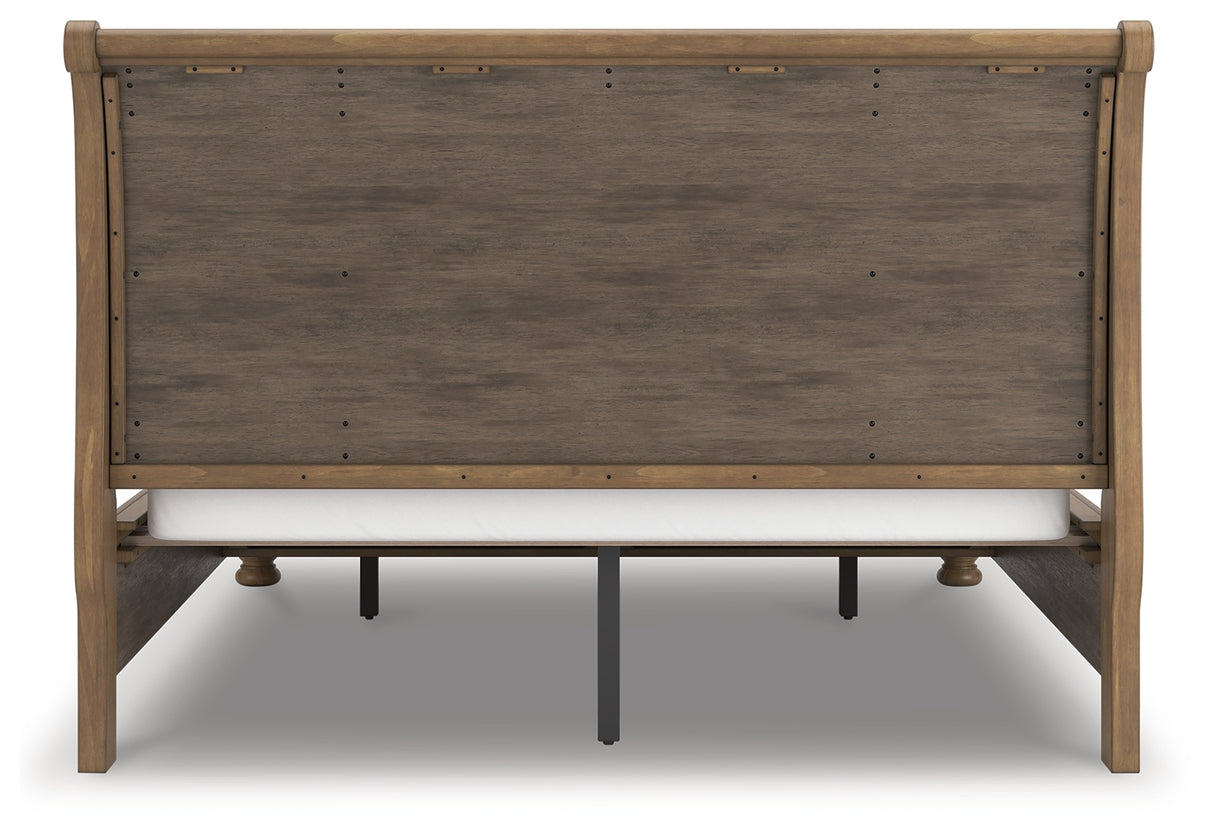 Feddinger California King Storage Sleigh Bed