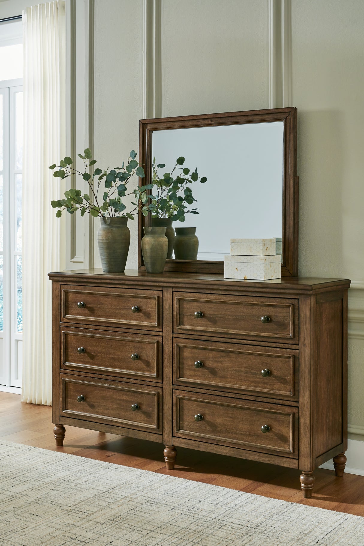 Furniture City Houma - Ashley Furniture - Sturlayne Dresser and Mirror - Dresser and Mirror - B787B1
