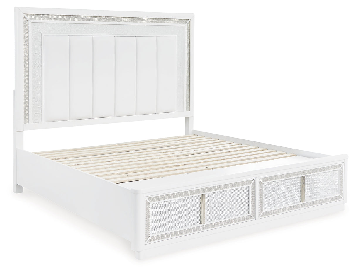 Chalanna California King Upholstered Storage Bed