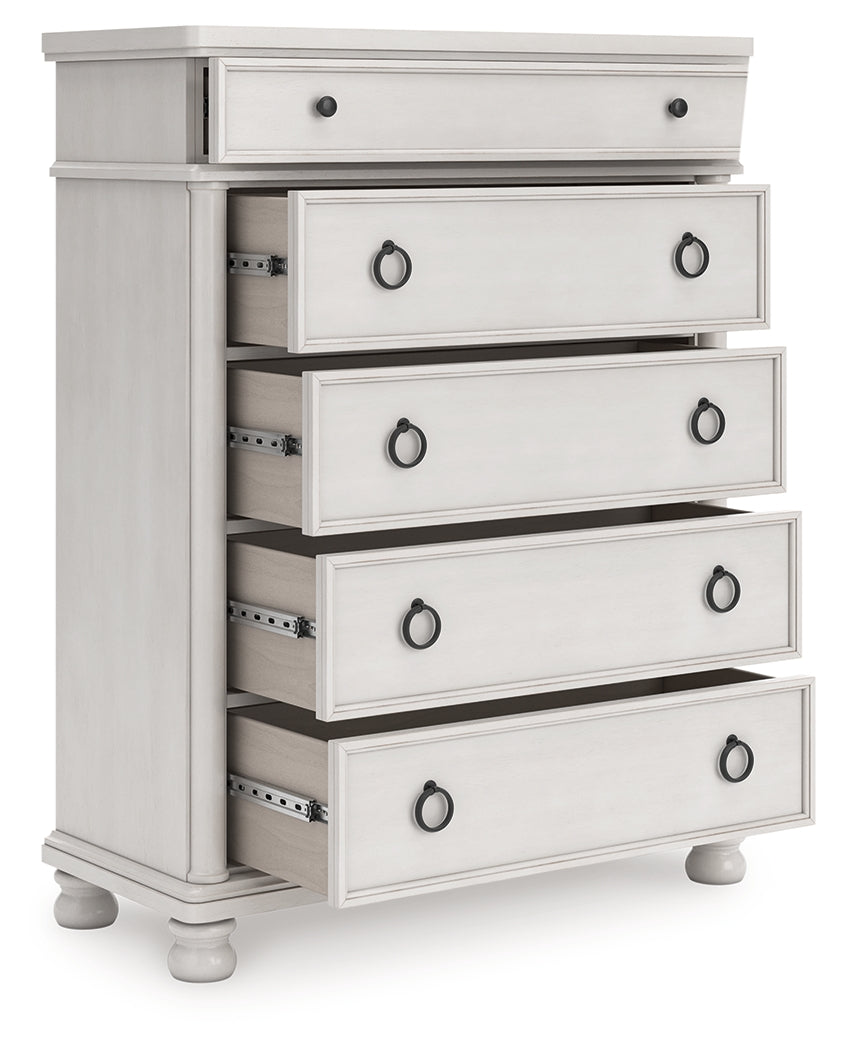 Furniture City Houma - Ashley Furniture - Rowlenstown Chest of Drawers - Five Drawer Chest - PCB823-46
