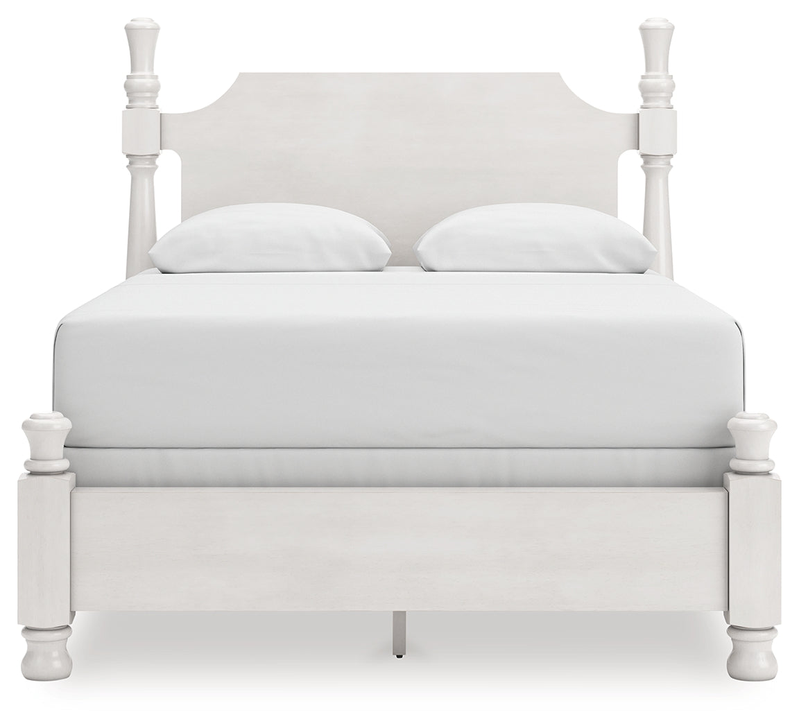Rowlenstown Queen Poster Bed, Dresser and Mirror