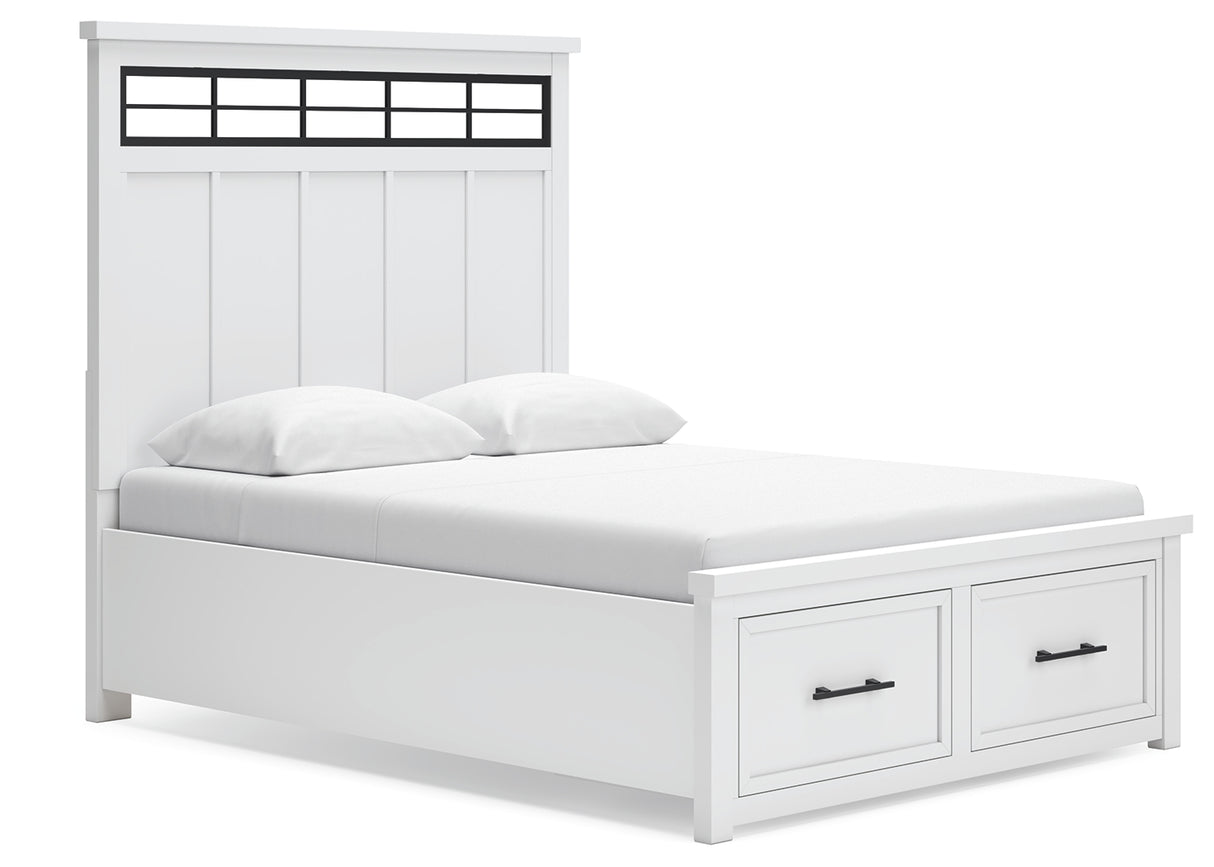 Ashbryn Queen Panel Storage Bed