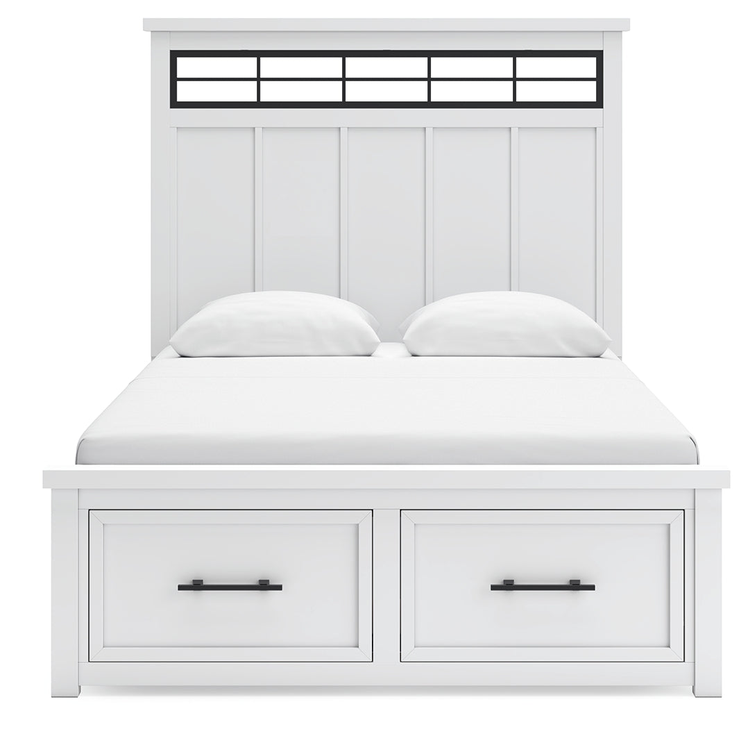 Ashbryn Queen Panel Storage Bed