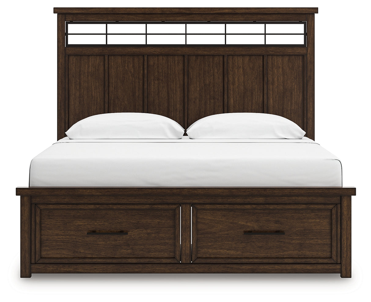 Taffenbrook King Panel Storage Bed