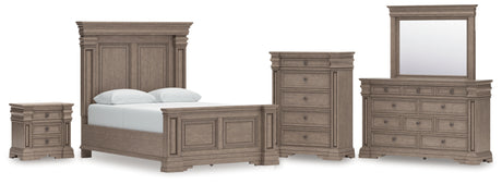 Furniture City Houma - Ashley Furniture - Blairhurst Queen Panel Bed, Dresser, Mirror, Chest and Nightstand - Queen Panel Bed, Dresser, Mirror, Chest and Nightstand - B916B8