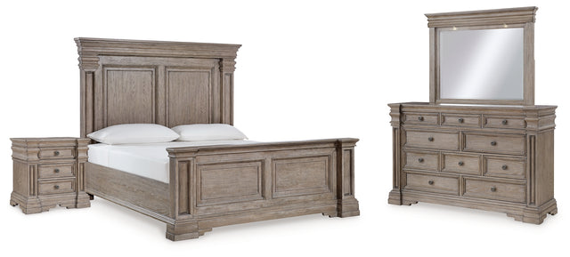 Furniture City Houma - Ashley Furniture - Blairhurst King Panel Bed, Dresser, Mirror and Nightstand - King Panel Bed, Dresser, Mirror and Nightstand - B916B9