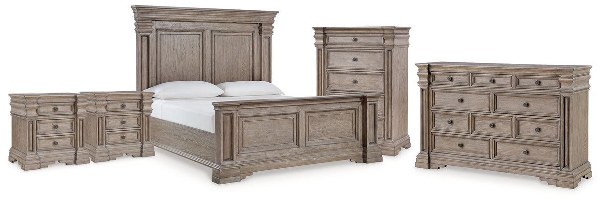Furniture City Houma - Ashley Furniture - Blairhurst King Panel Bed, Dresser, Chest and 2  Nightstands - King Panel Bed, Dresser, Chest and 2  Nightstands - B916B11