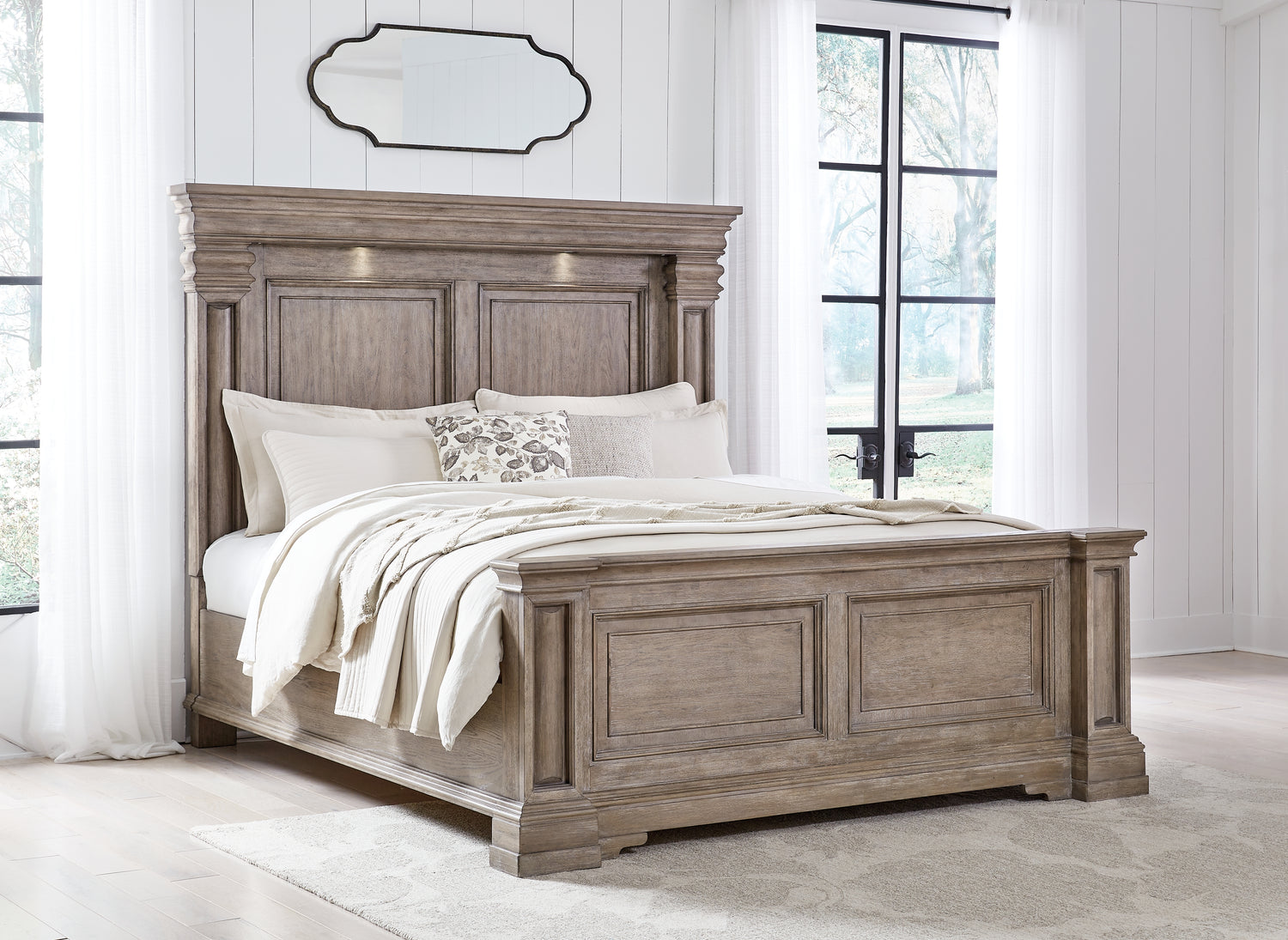 Blairhurst King Panel Bed, Dresser, Mirror and Nightstand