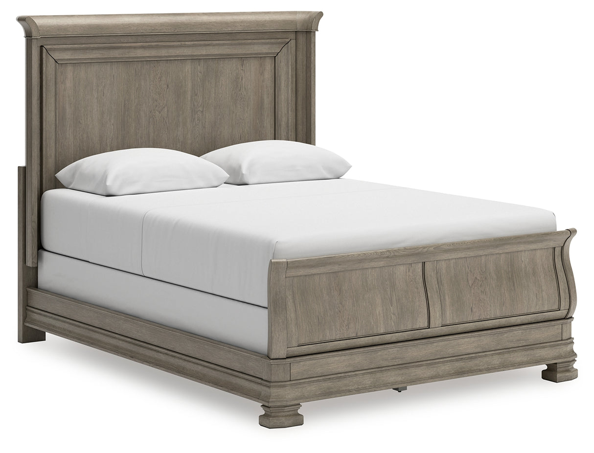 Furniture City Houma - Ashley Furniture - Lexorne Queen Sleigh Bed - Queen Sleigh Bed - B924B2