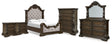 Furniture City Houma - Ashley Furniture - Maylee Queen Panel Bed, Dresser, Mirror, Chest and 2 Nightstands - Queen Panel Bed, Dresser, Mirror, Chest and 2 Nightstands - B947B16
