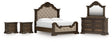 Furniture City Houma - Ashley Furniture - Maylee King Upholstered Bed, Dresser, Mirror and 2 Nightstands - King Upholstered Bed, Dresser, Mirror and 2 Nightstands - B947B15