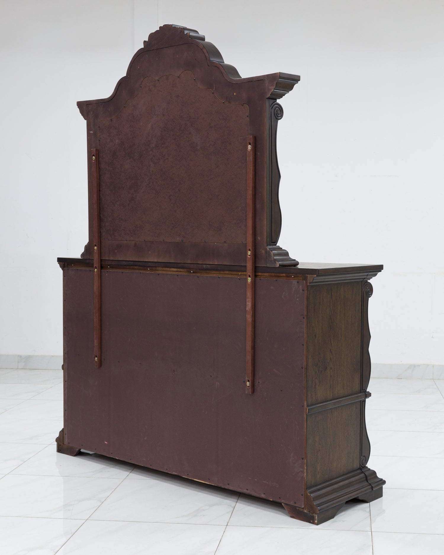 Maylee King Upholstered Bed, Dresser, Mirror, Chest and 2 Nightstands