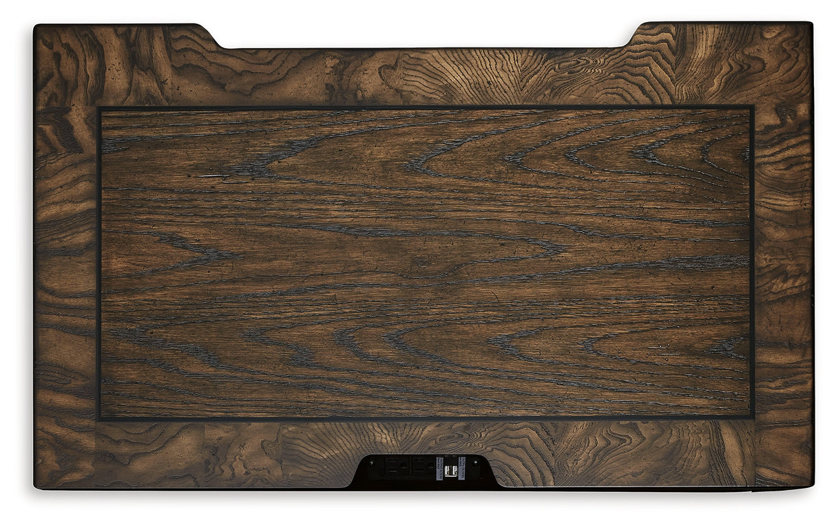 Maylee King Upholstered Panel Bed, Chest and 2 Nightstands