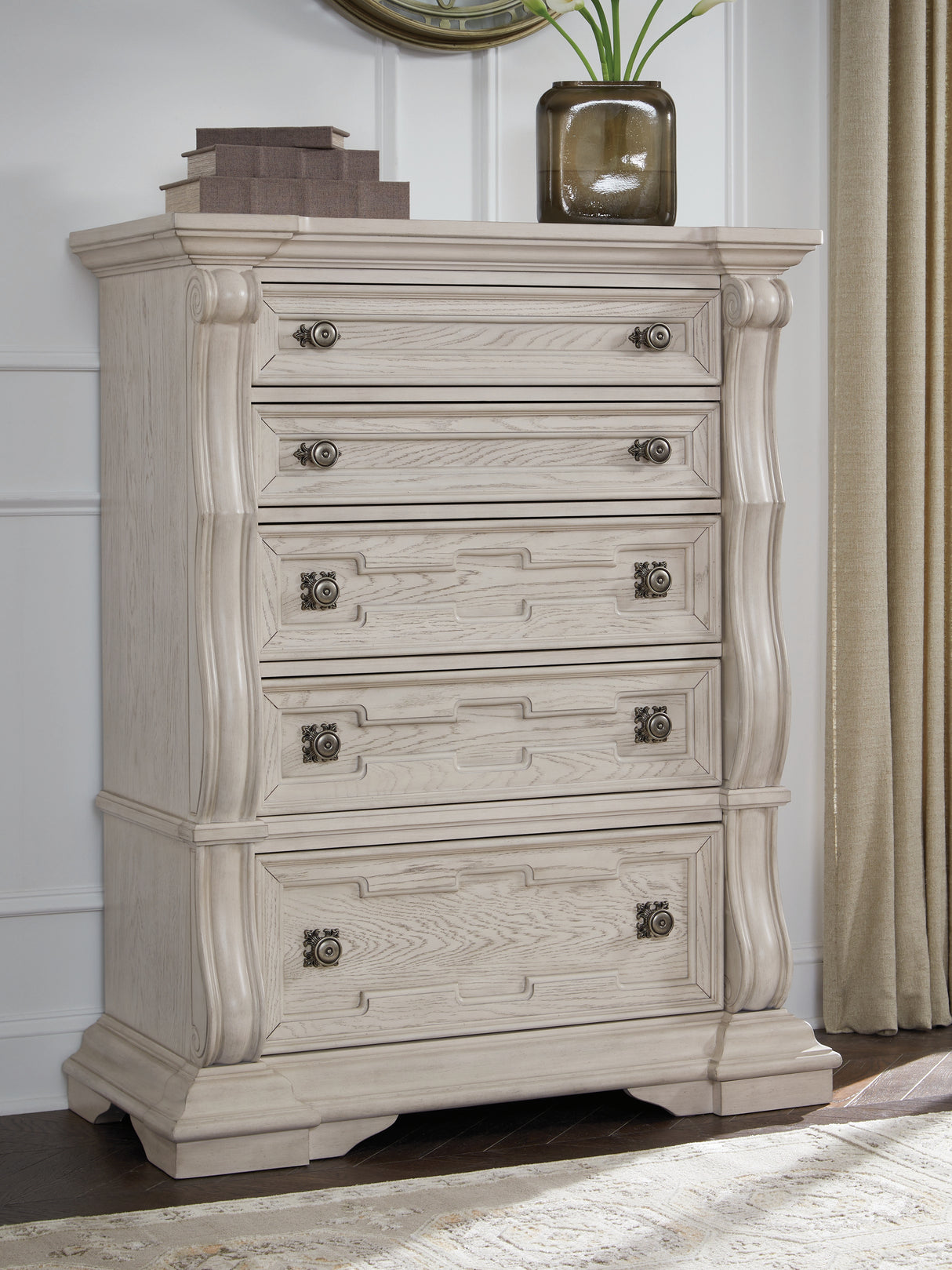 Furniture City Houma - Ashley Furniture - Bruchandi Chest of Drawers - Five Drawer Chest - PCB948-46