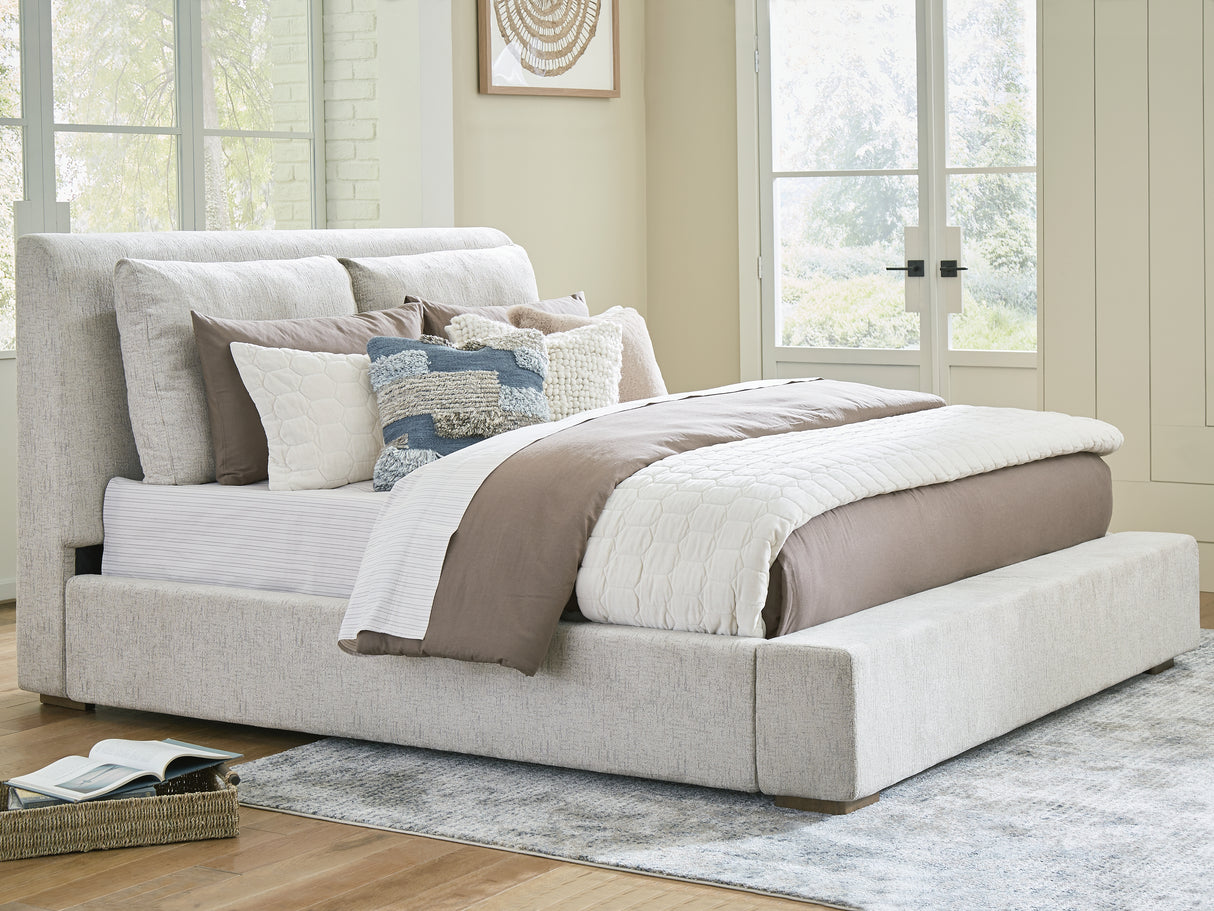 Furniture City Houma - Ashley Furniture - Cabalynn King Upholstered Bed - King Upholstered Bed - B974B6