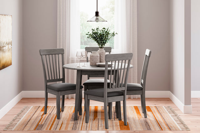 Furniture City Houma - Ashley Furniture - Shullden Dining Table and 4 Chairs - Dining Table and 4 Chairs - D194D1