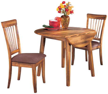 Furniture City Houma - Ashley Furniture - Berringer Dining Table and 2 Chairs - Dining Table and 2 Chairs - D199D16