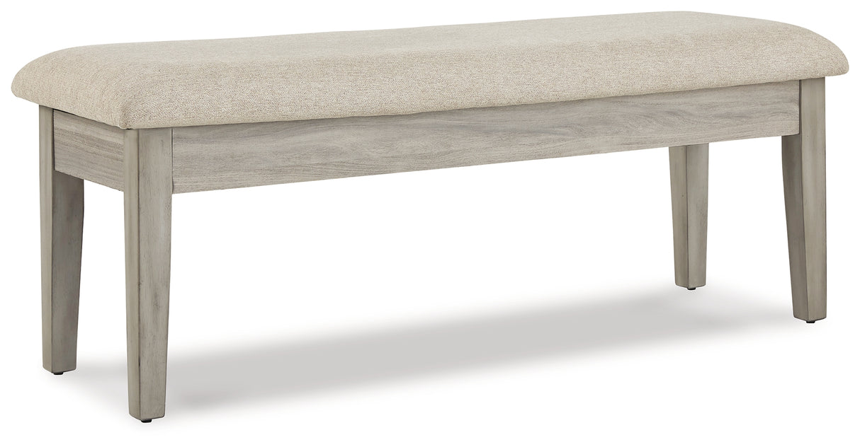 Parellen Dining Table, 2 Chairs and Bench