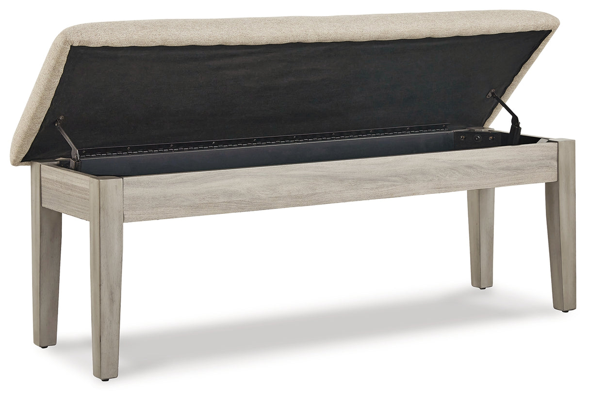 Parellen Dining Table, 2 Chairs and Bench