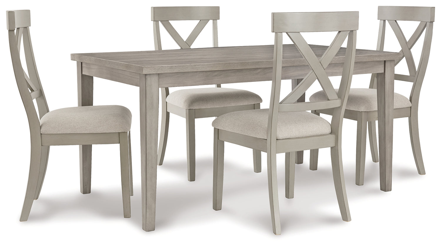 Furniture City Houma - Ashley Furniture - Parellen Dining Table and 4 Chairs - Dining Table and 4 Chairs - D291D1