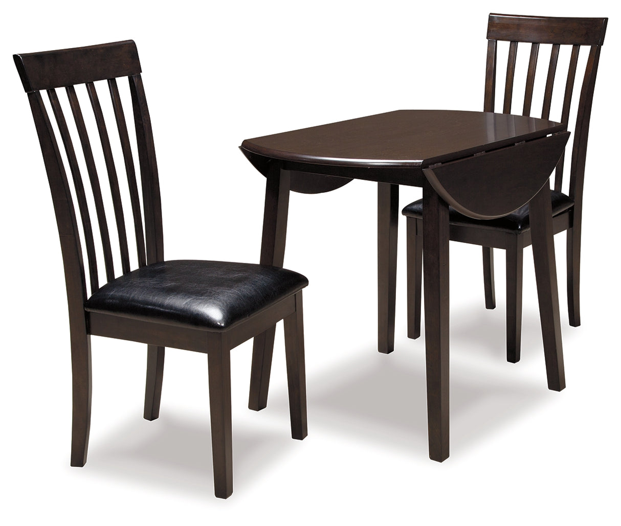 Furniture City Houma - Ashley Furniture - Hammis Dining Table with 2 Chairs - Dining Table with 2 Chairs - D310D2