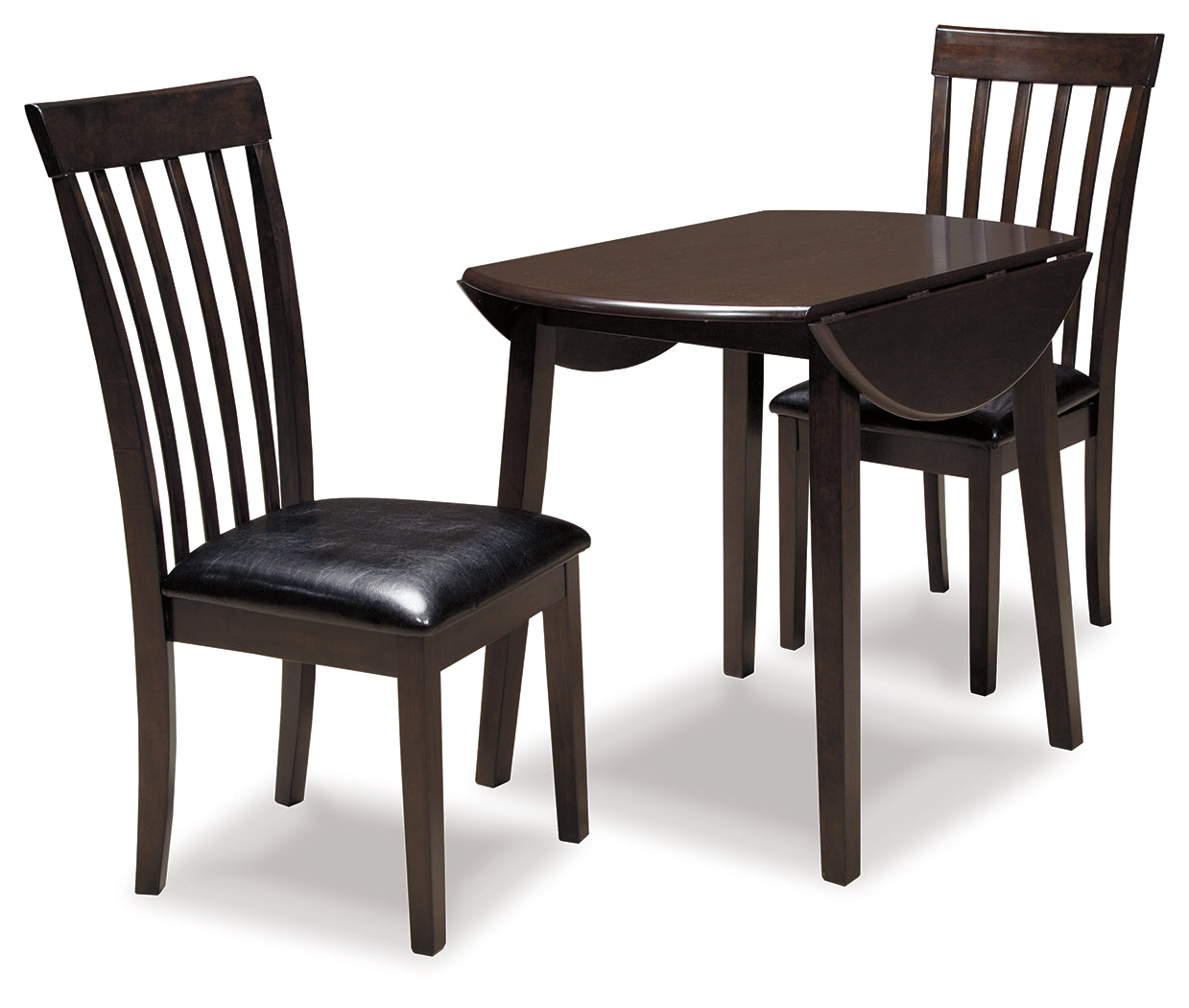 Furniture City Houma - Ashley Furniture - Hammis Dining Table with 2 Chairs - Dining Table with 2 Chairs - D310D2