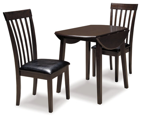 Furniture City Houma - Ashley Furniture - Hammis Dining Table with 2 Chairs - Dining Table with 2 Chairs - D310D2