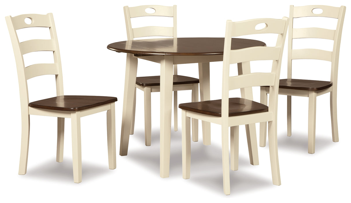 Furniture City Houma - Ashley Furniture - Woodanville Dining Table with 4 Chairs - Dining Table with 4 Chairs - D335D3