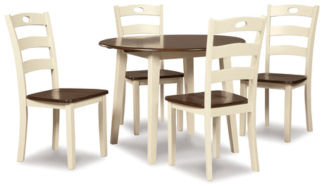 Furniture City Houma - Ashley Furniture - Woodanville Dining Table with 4 Chairs - Dining Table with 4 Chairs - D335D3