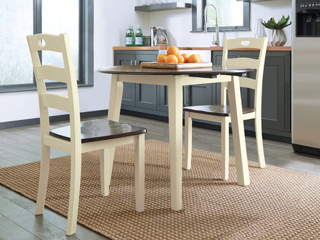 Furniture City Houma - Ashley Furniture - Woodanville Dining Drop Leaf Table - Round DRM Drop Leaf Table - D335-15