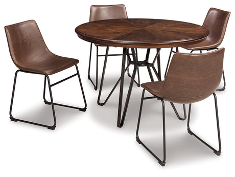 Furniture City Houma - Ashley Furniture - Centiar Dining Table and 4 Chairs - Dining Table and 4 Chairs - D372D1