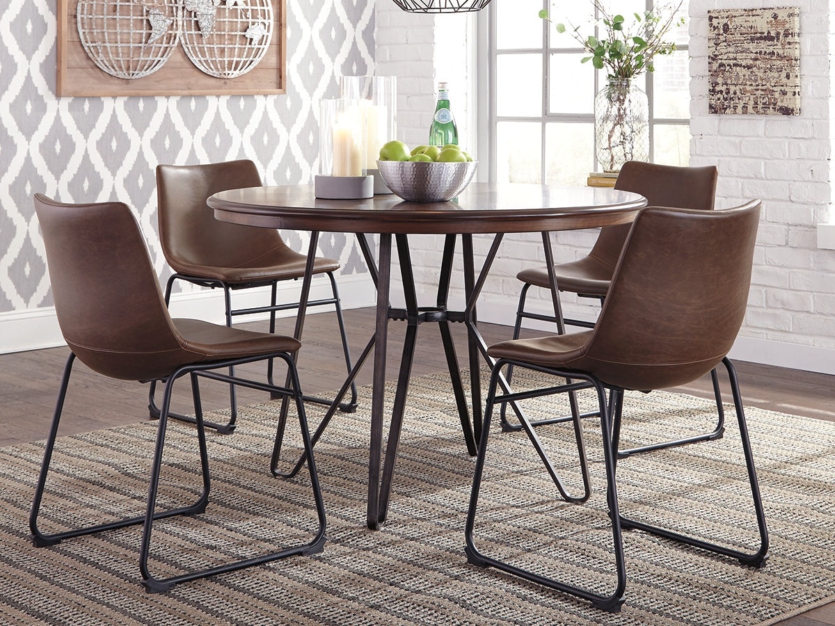 Furniture City Houma - Ashley Furniture - Centiar Dining Table - Round Dining Room Table - D372-15