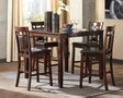 Furniture City Houma - Ashley Furniture - Bennox Counter Height Dining Table and Bar Stools (Set of 5) - DRM Counter Table Set (5/CN) - D384-223
