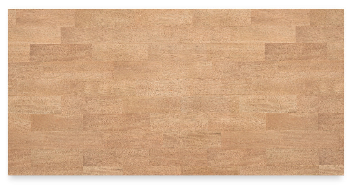 Gesthaven Counter Height Dining Table and 2 Barstools