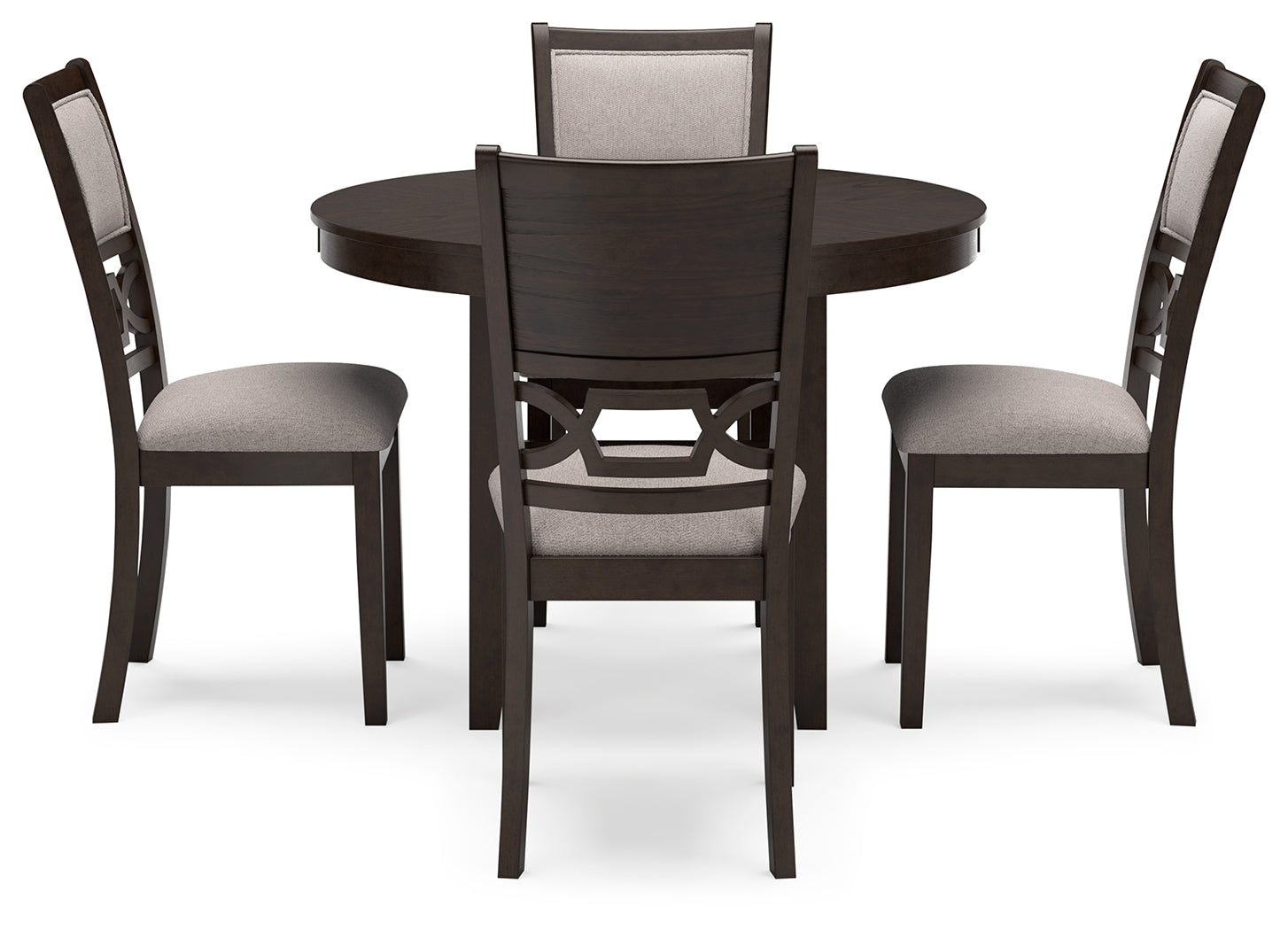 Langwest Dining Table and 4 Chairs (Set of 5)