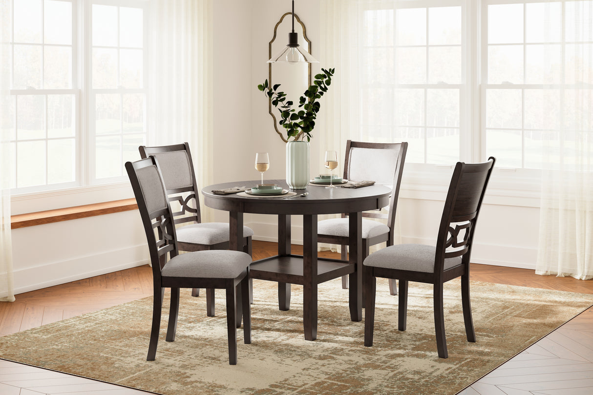 Furniture City Houma - Ashley Furniture - Langwest Dining Table and 4 Chairs (Set of 5) - Dining Room Table Set (5/CN) - D422-225