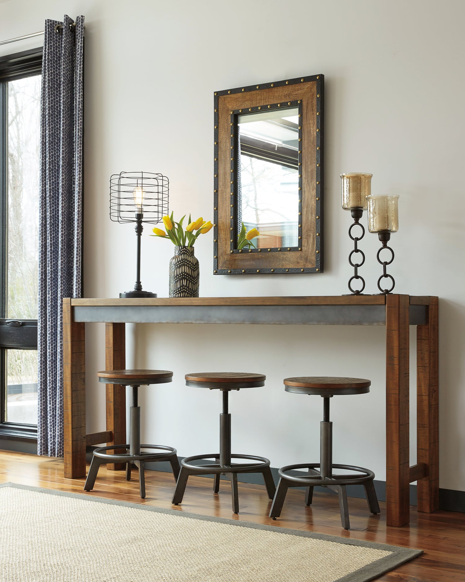 Furniture City Houma - Ashley Furniture - Torjin Counter Height Dining Table - Long Counter Table - D440-52