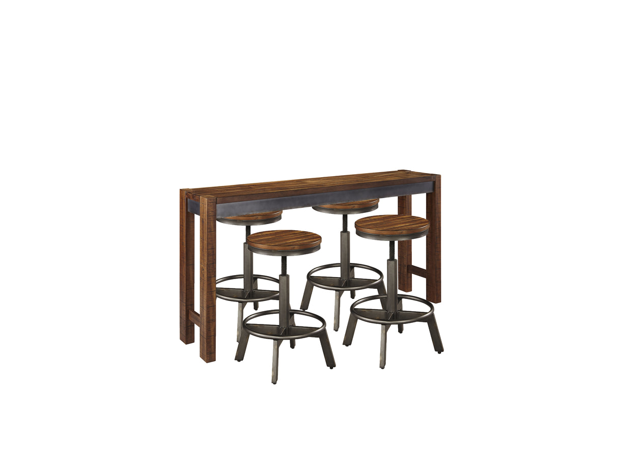 Furniture City Houma - Ashley Furniture - Torjin Counter Height Dining Table with 4 Barstools - Counter Height Dining Table with 4 Barstools - D440D2