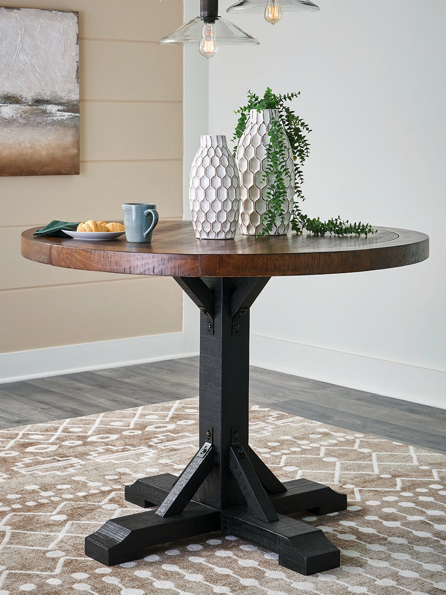 Furniture City Houma - Ashley Furniture - Valebeck Counter Height Dining Table - Counter Height Dining Table / Multi - D546D21