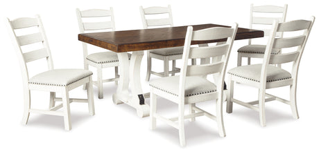 Furniture City Houma - Ashley Furniture - Valebeck Dining Table and 6 Chairs - Dining Table and 6 Chairs - D546D6