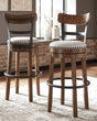 Furniture City Houma - Ashley Furniture - Valebeck Bar Height Bar Stool - Tall UPH Swivel Barstool(1/CN) - D546-430