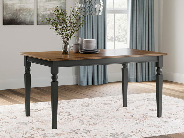 Furniture City Houma - Ashley Furniture - Owingsville Dining Table - Rectangular Dining Room Table - D580-25